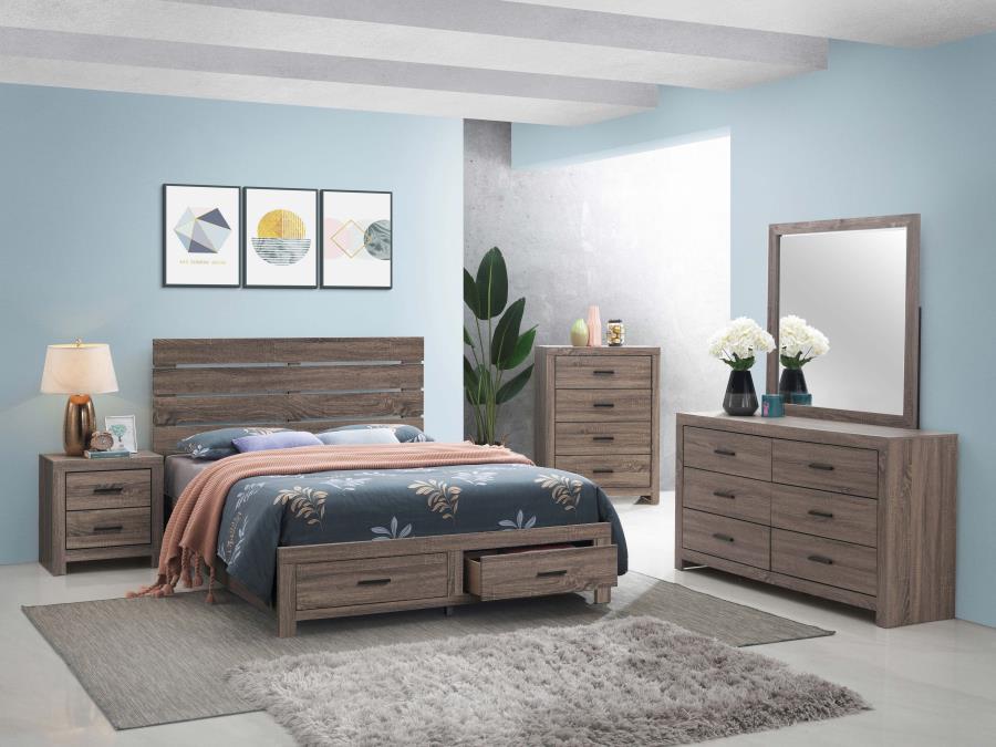 Brantford Storage Bed Barrel Oak