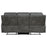 Raelynn Upholstered Motion Reclining Sofa Grey