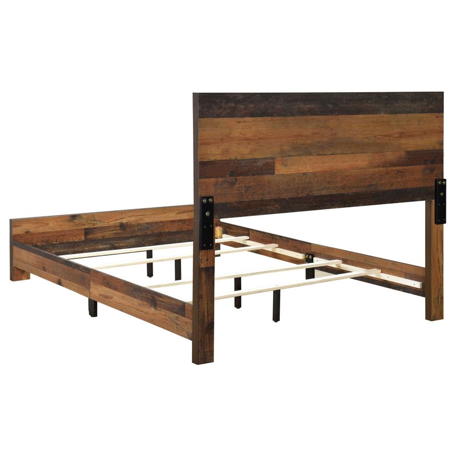 Sidney Panel Bed Rustic Pine
