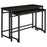 Hawes 4-piece Multipurpose Counter Height Table Set Black