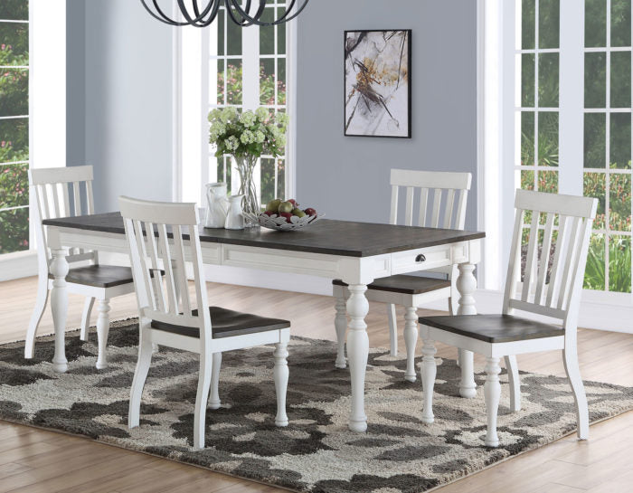 Joanna 64-80 inch Dining Table w/ 16″Leaf