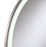 Jocelyn Round Table Top LED Vanity Mirror White Marble