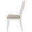 Nogales Vertical Slat Back Dining Side Chair Off White (Set of 2)