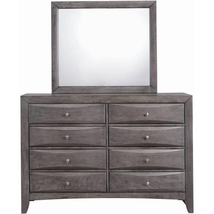 Emily Gray Bedroom Dresser Mirror