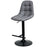 Height Adjustable Modern 360 Degrees Swivel Barstools with Footrest