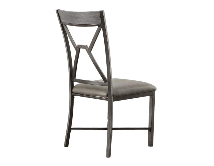 Alamo Gray PU Side Chair