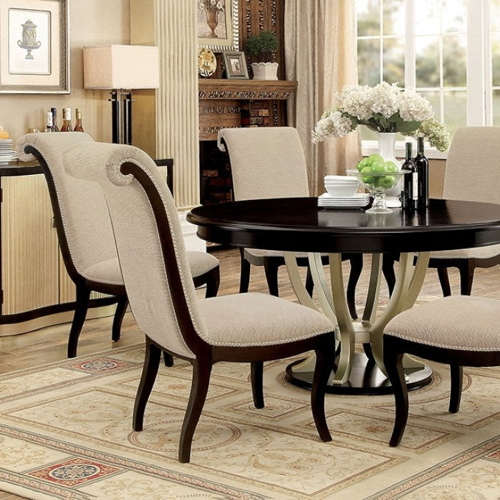 ORNETTE 7 PIECE ROUND DINING SET