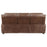 Ellington Upholstered Padded Arm Sofa Dark Brown