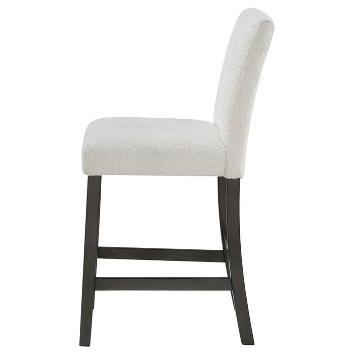 Alba Boucle Upholstered Counter Height Dining Chair (Set of 2)