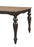 Bridget Rectangular Dining Table Brown Brushed and Charcoal Sandthrough