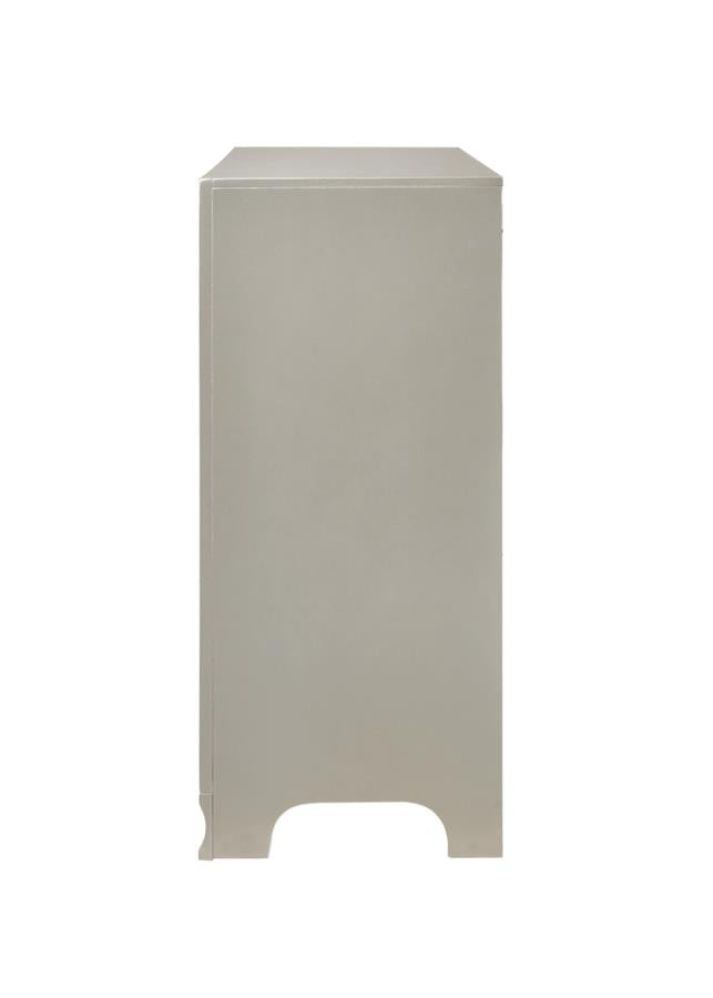 Salford 7-drawer Dresser Metallic Sterling