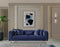 Santana Navy Velvet Loveseat