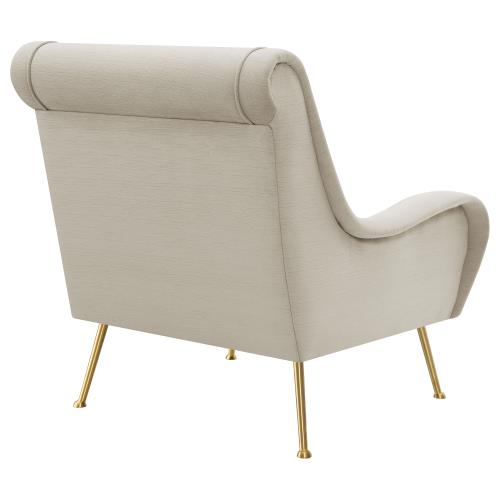 Ricci Upholstered Saddle Arms Accent Chair