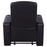 Cyrus Home Theater Upholstered Recliner Black