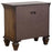 Franco 2-drawer Nightstand with Pull Out Tray Burnished Oak