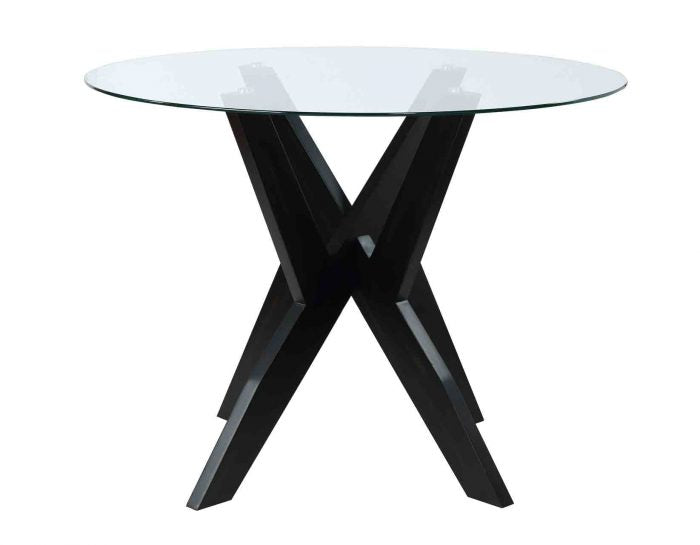 Amalie 48 inch Round Glass Top Table