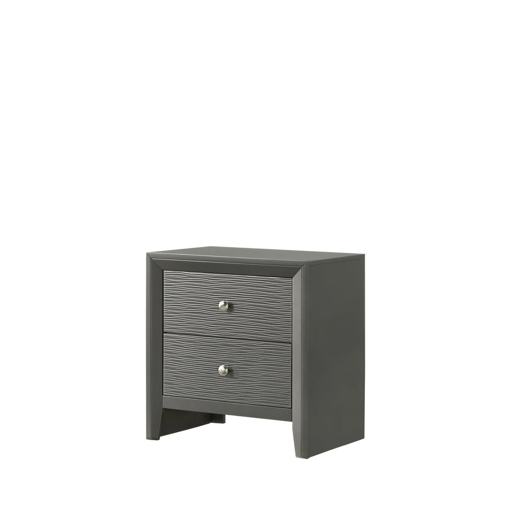 DENKER NIGHT STAND GUN METAL