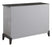 Gilles 2-Door Accent Cabinet Brushed Black And Grey