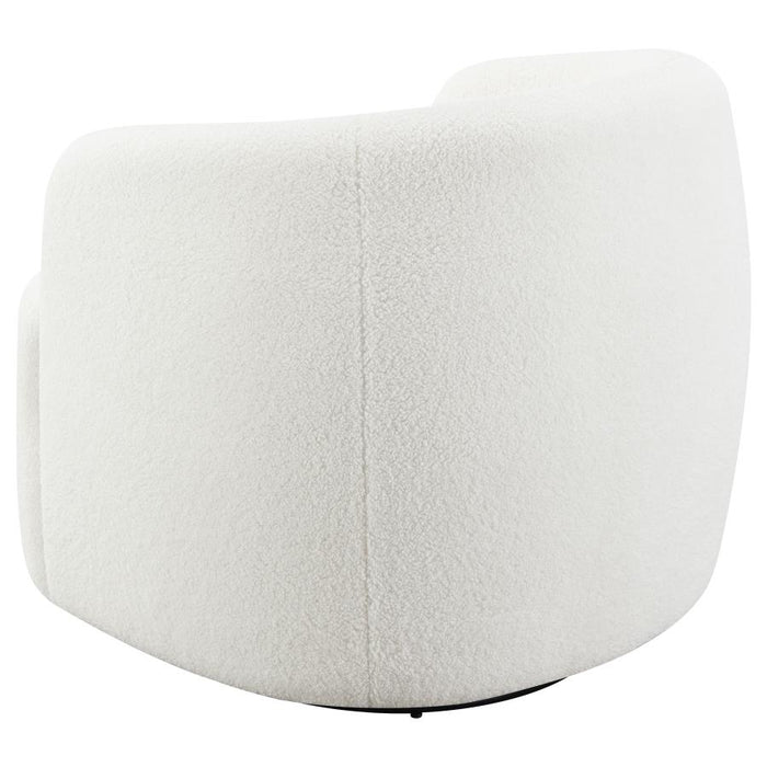 Hudson Upholstered Swivel Chair Natural