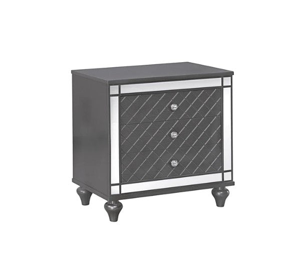 Refino Gray Nightstand