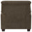 Clementine Upholstered Chair with Nailhead Trim Brown