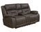 Aria Dual-Power Reclining Console Loveseat