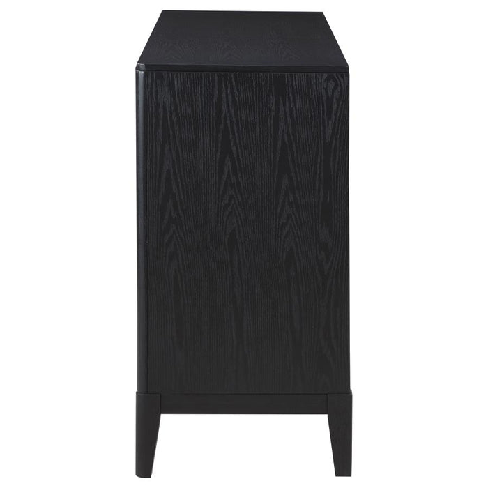 Brookmead 2-Drawer Sideboard Buffet With Storage Cabinet Black