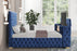 Future Blue Platform Bed - Queen, King