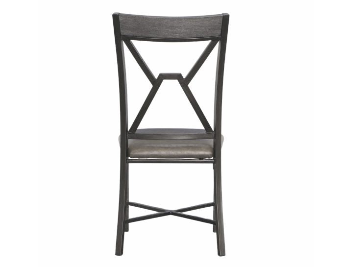 Alamo Gray PU Side Chair