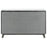 Nathan 6-drawer Dresser White Marble and Grey