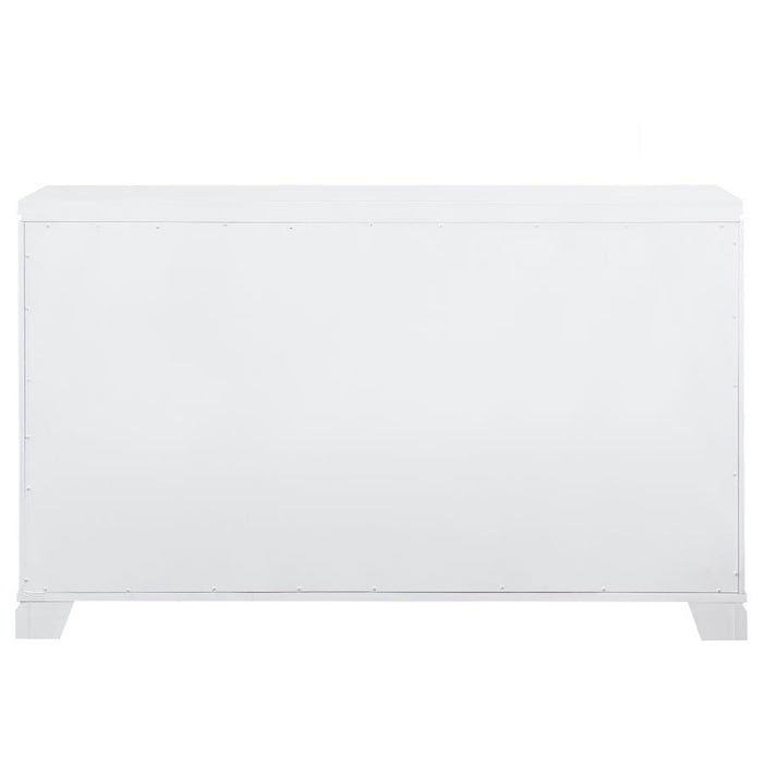 Eleanor Rectangular 6-drawer Dresser White