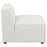 Freddie Upholstered Tight Back Armless Chair Pearl