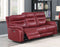 Fortuna Leather Dual Power Reclining Sofa