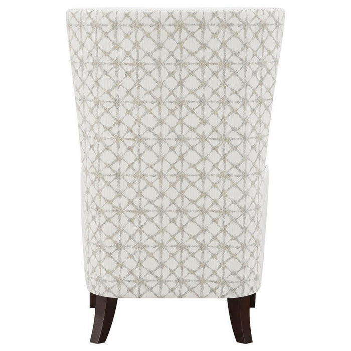 Pippin Upholstered Wingback Accent Chair Latte