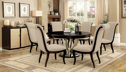 ORNETTE 7 PIECE ROUND DINING SET