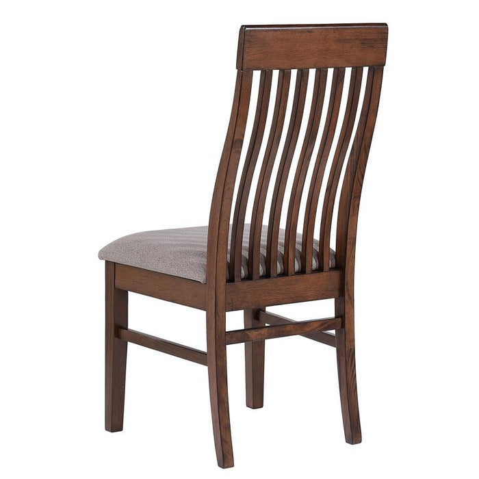 Briarwood Slat Back Dining Side Chair Mango Oak and Brown (Set of 2)