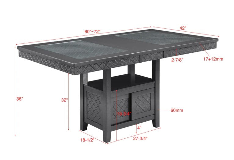 Bankston Counter Height Set 6 PC