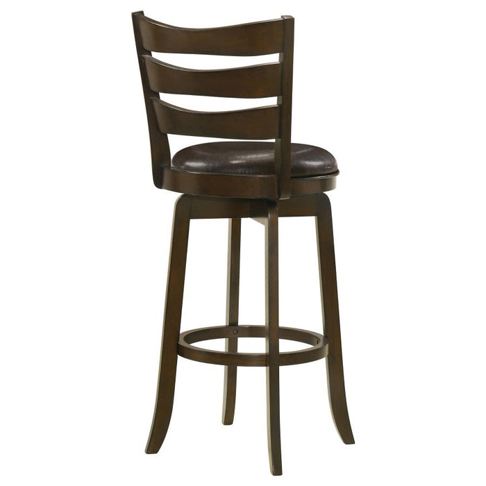 Murphy Ladder Back Pub Height Swivel Bar Stool