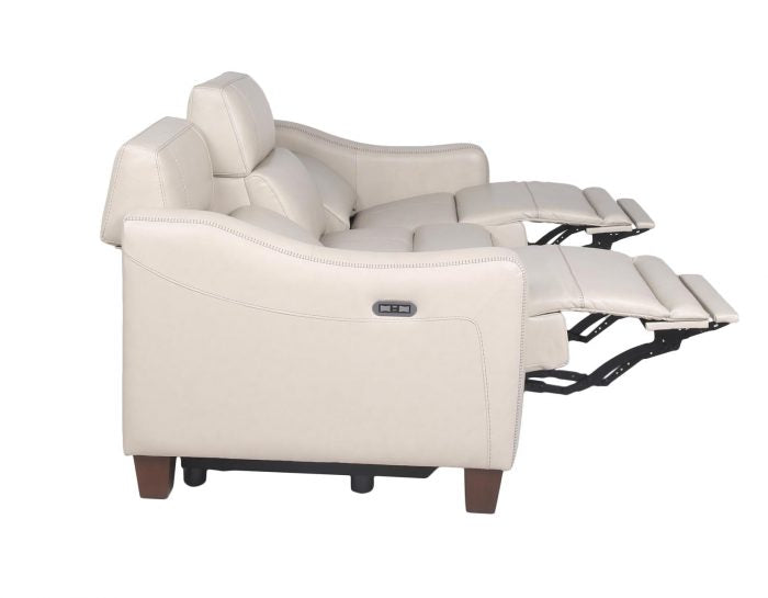 Giorno Dual-Power Leather Sofa