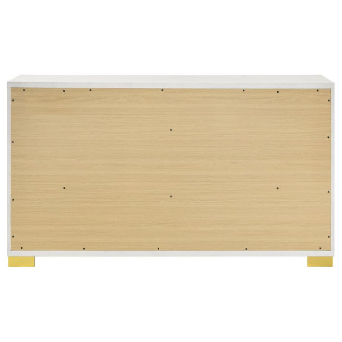 Marceline 6-drawer Dresser White