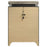 Giselle 6-Drawer Bedroom Chest With LED Rustic Beige