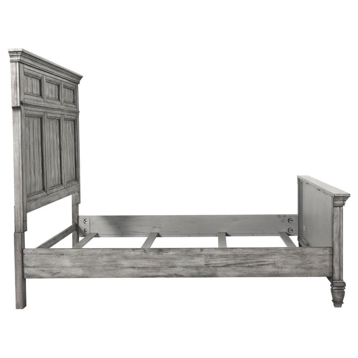 Avenue Panel Bed Grey