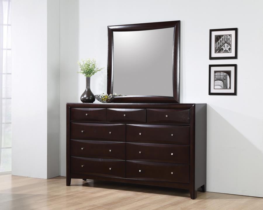 Phoenix 9-drawer Dresser Deep Cappuccino