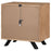 Taylor 2-drawer Rectangular Nightstand with Dual USB Ports Light Honey Brown