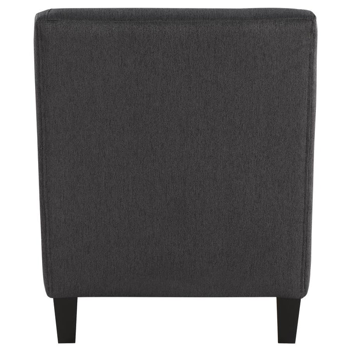 Liam Upholstered Sloped Arm Accent Club Chair