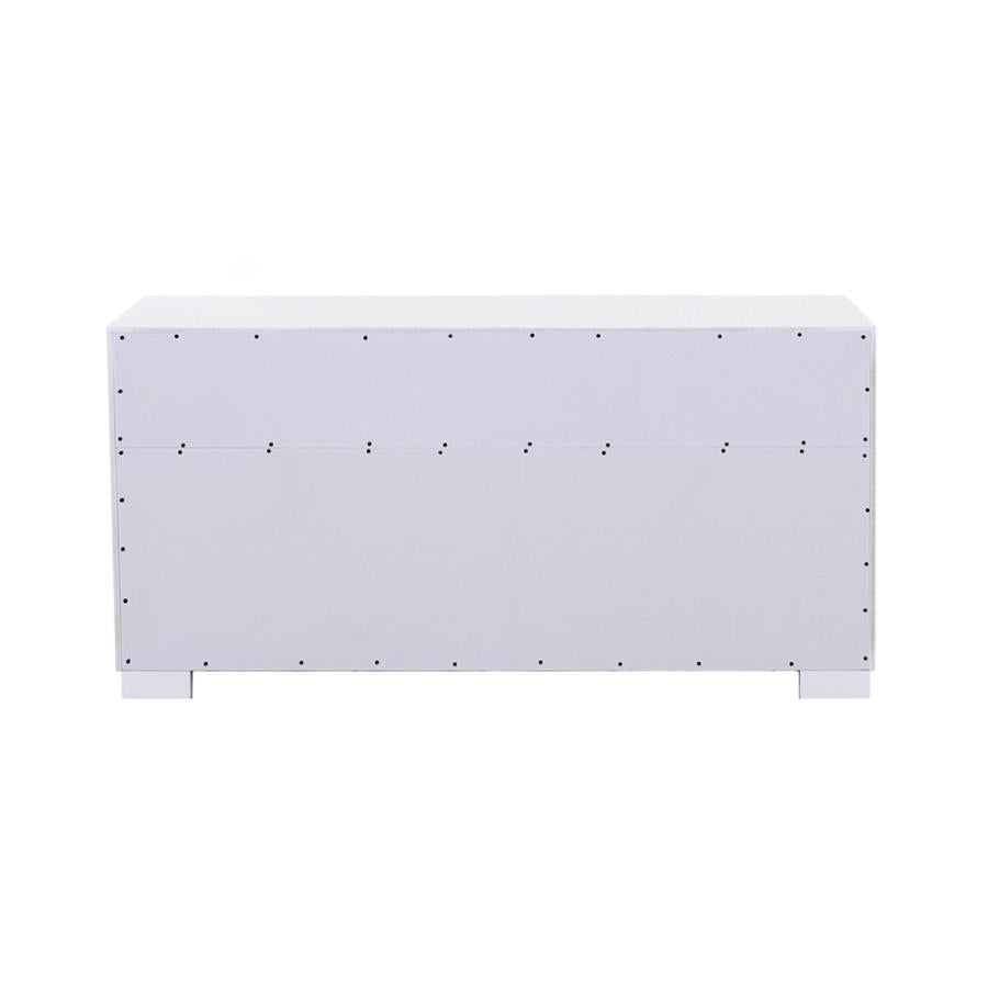 Jessica 6-drawer Dresser White