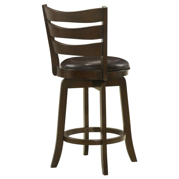 Murphy Ladder Back Counter Height Swivel Bar Stool