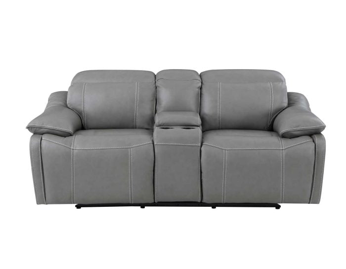 Alpine 3-Piece Dual-Power Leather Reclining Set