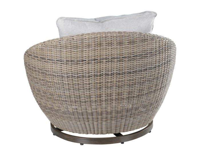 Adeline Patio 3-Pack (Round Side Table & 2 Swivel Accent Chairs)