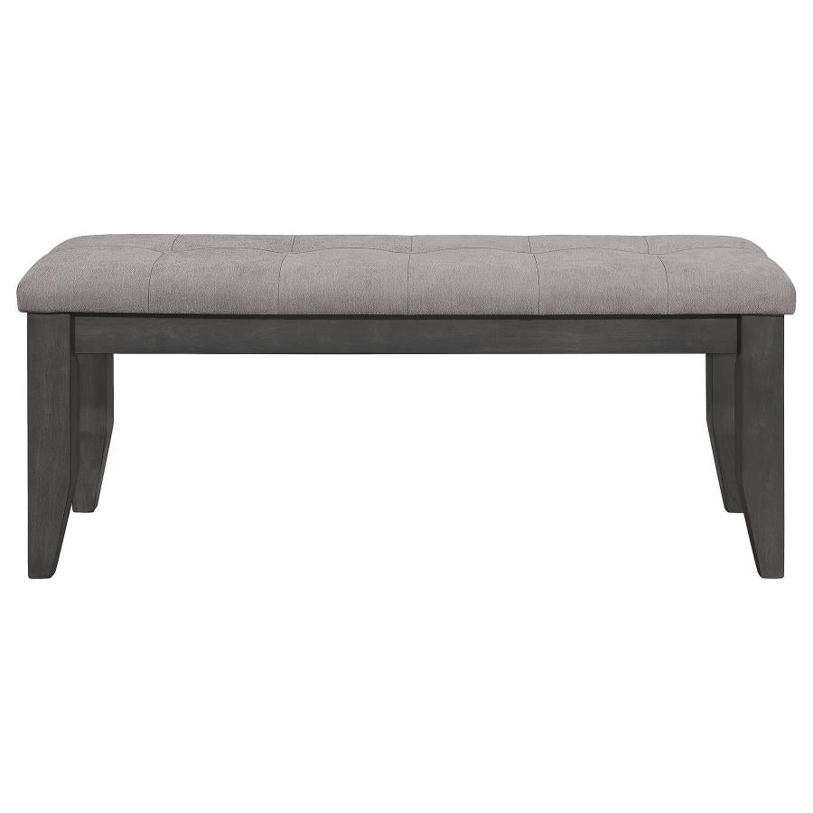 Dalila 6-Piece Rectangular Dining Set Grey And Dark Grey